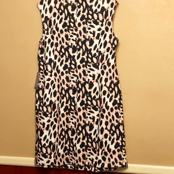 Sharagano size 16W sheath dress bold print NWT - Picture 5 of 6